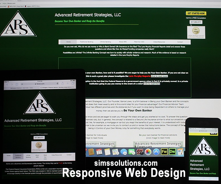 Responsive Web Design | Mobile Website Design by Sims Solutions