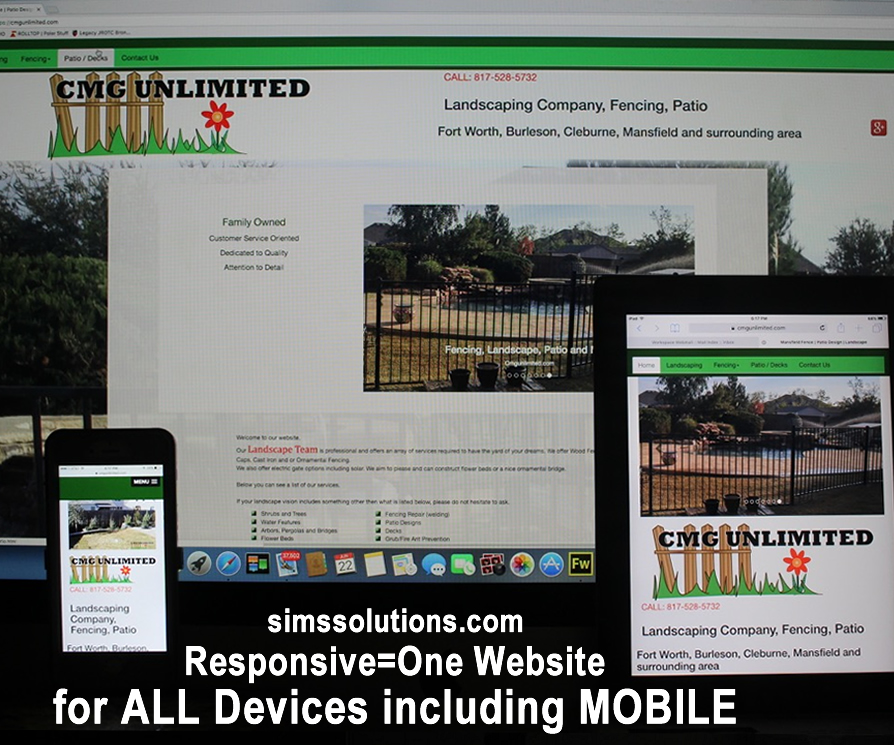 Responsive Web Design | Mobile Website Design by Sims Solutions