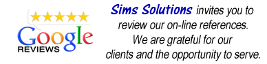 Sims Solutions Google Reviews | simssolutions.com | simssolutionsww.com