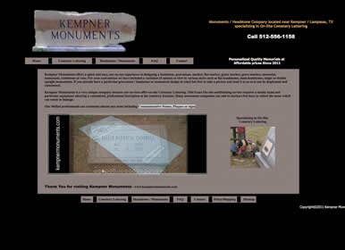 Monument, Engraving - Website by Sims Solutions | www.simssolutions.com