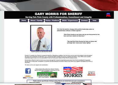 Sheriff-Election Website by Sims Solutions