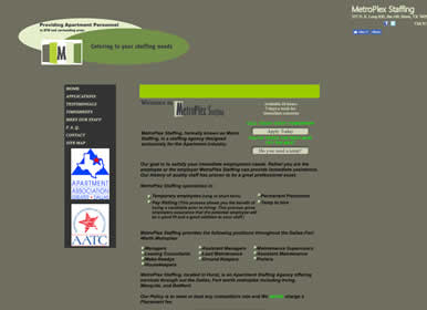 Staffing Agency Website by Sims Solutions | simssolutions.com