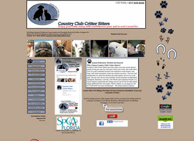 Florida and Texas Pet Sitting Company-Website by SimsSolutions